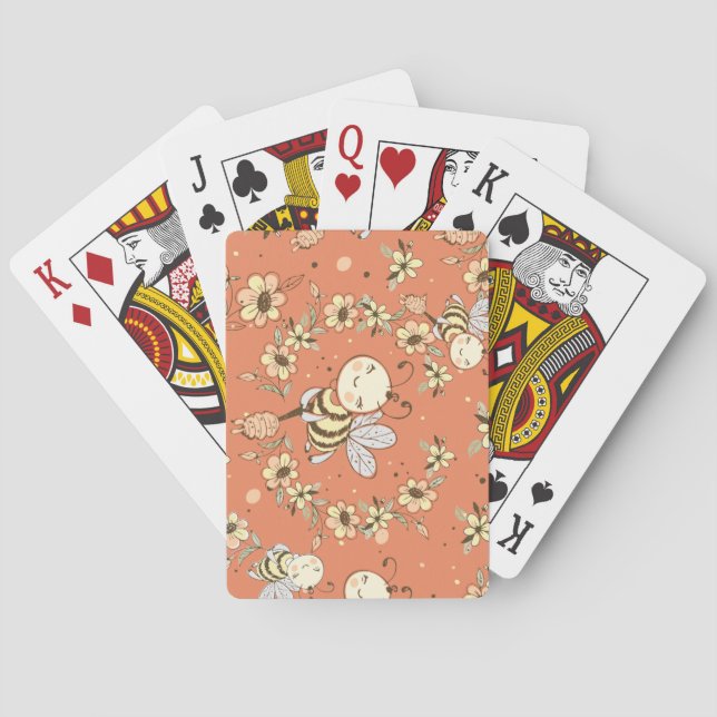 Jeu De Cartes Peinture des abeilles (dos)