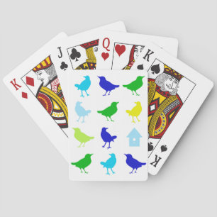 Jeu De Cartes Peinture des oiseaux colorés par Chariklia Zarris