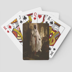 Jeu De Cartes Peinture en chef maure africaine Portrait
