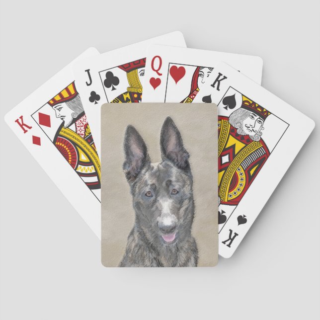 Jeu De Cartes Peinture hollandaise de berger - Belle art origina (dos)