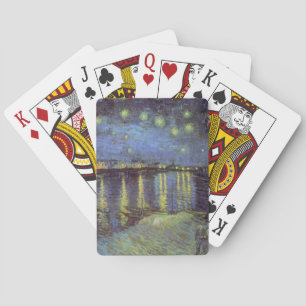Jeu De Cartes Peinture nocturne étoilée de Van Gogh