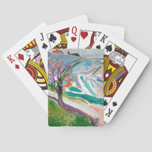 Jeu De Cartes Peinture paysagère Edward Munch