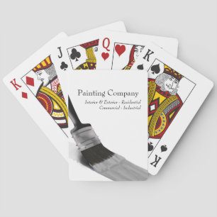 Jeu De Cartes Peinture Peintre Service Société Brush Grey