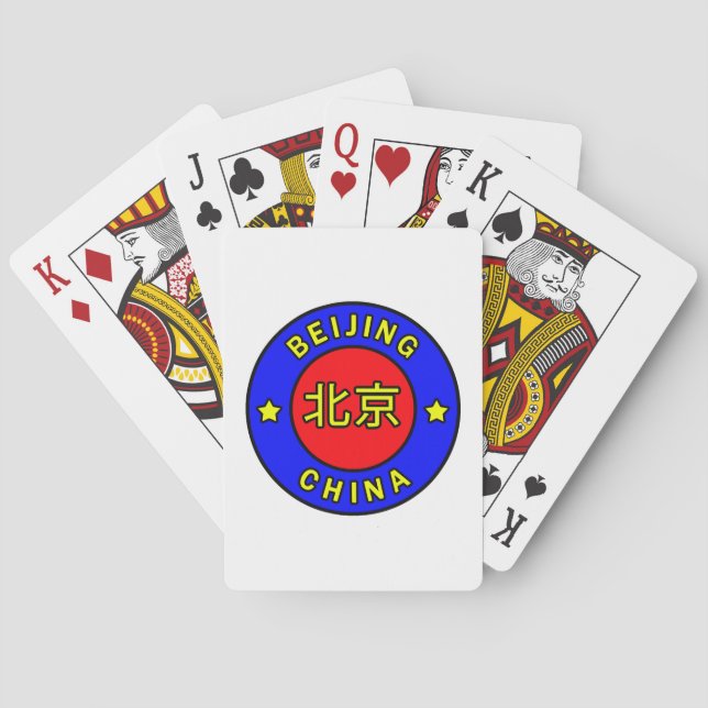 Jeu De Cartes Pékin Chine (dos)