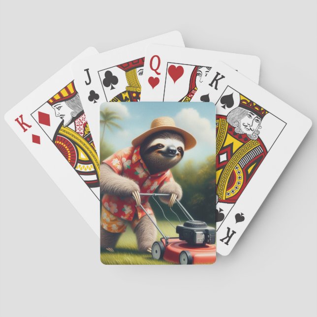 Jeu De Cartes Pelouse de sciage (dos)