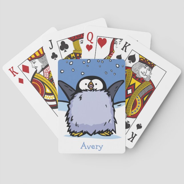 Jeu De Cartes Penguin Chick Happy Carte de Jeu (dos)