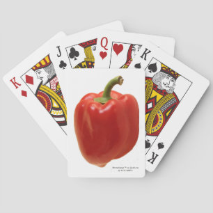 Jeu De Cartes Pepper Bell Rouge. Frais du Mexique