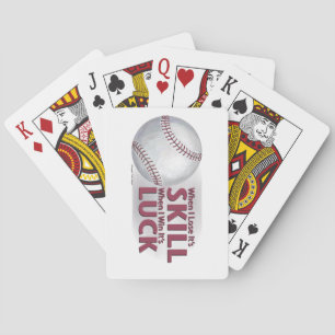Jeu De Cartes Perdre la compétence gagner la chance Baseball
