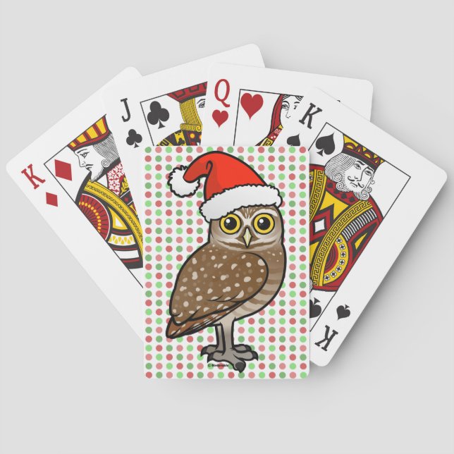 Jeu De Cartes Père Noël Burrowing Owl (dos)