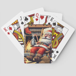 Jeu De Cartes Père Noël dort Noël