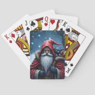 Jeu De Cartes Père Noël Frostbite et son elfe de malice.