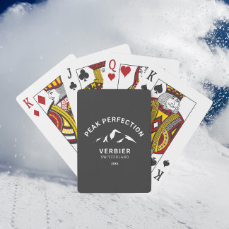 Jeu De Cartes Perfection de pointe Ski d'hiver Station de snowbo