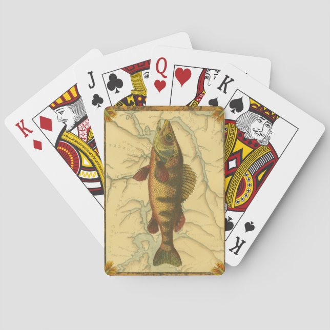 Jeu De Cartes Perle jaune sur la carte (dos)