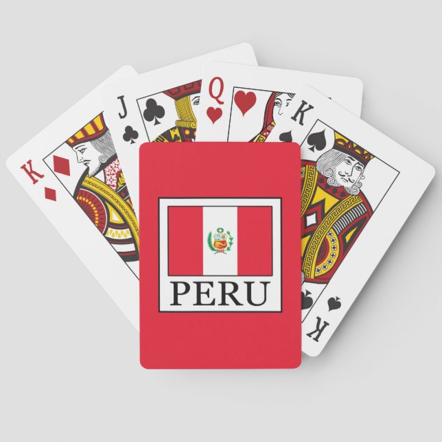 Jeu De Cartes Pérou (dos)