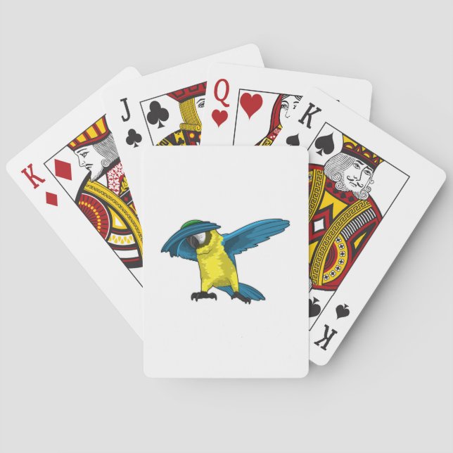 Jeu De Cartes Perroquet à Hip hop Dance Dab (dos)