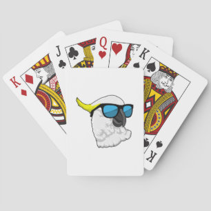 Jeu De Cartes Perroquet avec lunettes de soleil