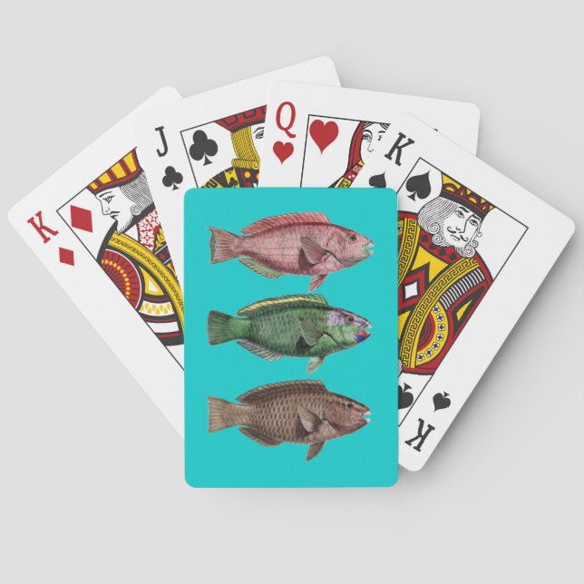 Jeu De Cartes Perroquet Poisson Cartes de Jeu (dos)