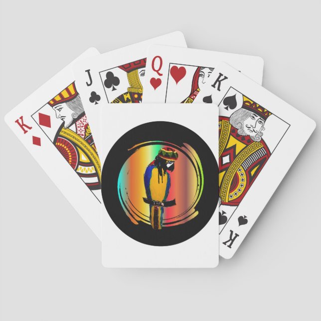 JEU DE CARTES PERROQUETS JAMMIN (dos)