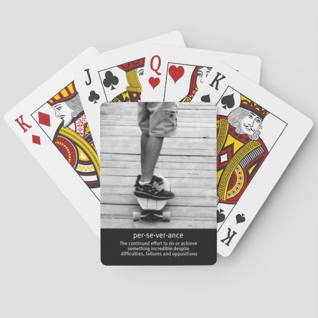 Jeu De Cartes Persévérance à bord (dos)