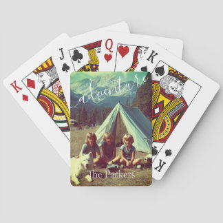 Jeu De Cartes Personalized Family Camping Adventure 
