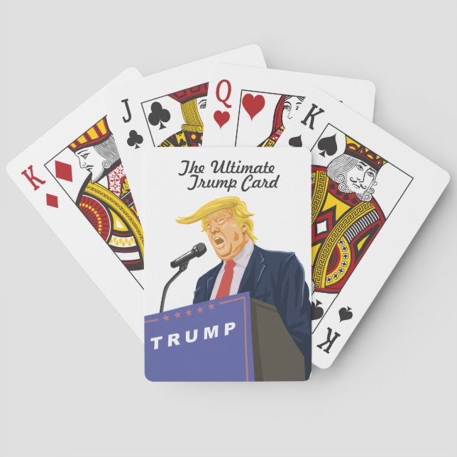Jeu De Cartes Personnalisable Trump Card Président Trump (dos)