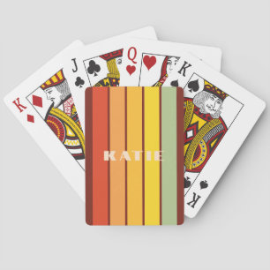 Jeu De Cartes Personnalisé minimaliste rétro neutre élégant chic
