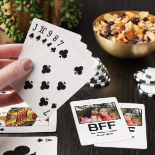 Jeu De Cartes Personnalisé moderne meilleur ami pour toujours bf