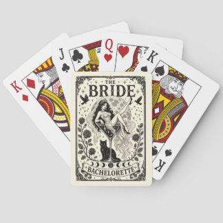 Jeu de cartes personnalisé pour la mariée sorcière