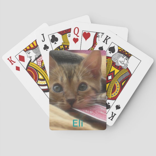 Jeu De Cartes Personnaliser Pet Jouer des cartes (dos)