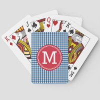 Personnalisez le Monogramme de style Country Blue 