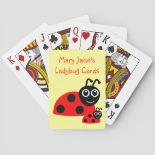 Jeu De Cartes Personnalité de Cute Ladybug Animals