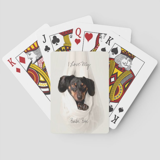 Jeu De Cartes Pet customisé Chien Chat Carnet Jouer Cartes (dos)