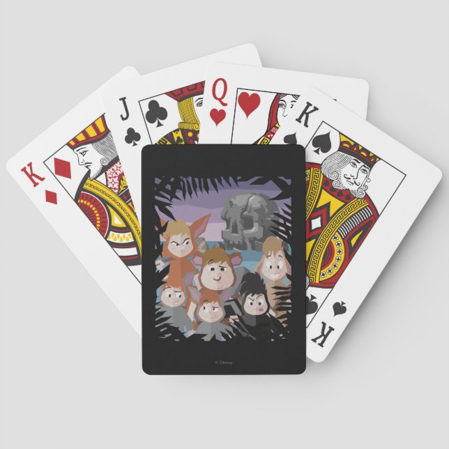 Jeu De Cartes Peter Pan's Lost Boys At Skull Rock Playing Cards (dos)