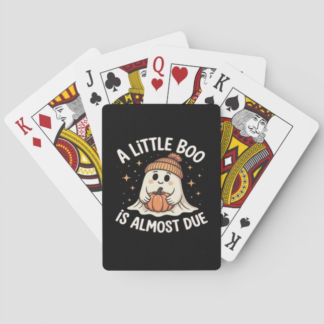 Jeu De Cartes Petit Bois Est Presque Dû Halloween Grossesse Reve (dos)