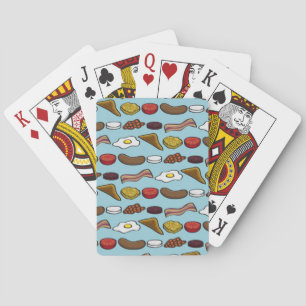 Jeu De Cartes Petit déjeuner frit
