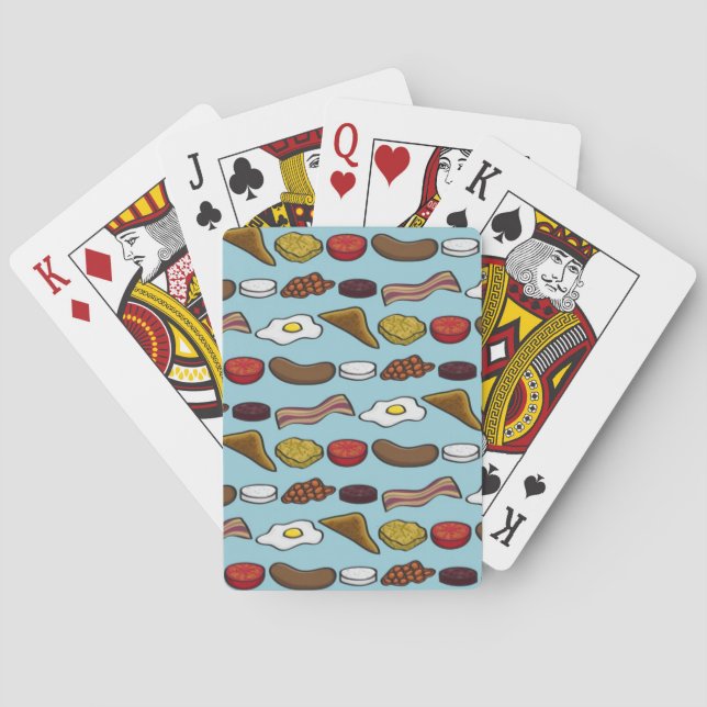 Jeu De Cartes Petit-déjeuner frit (dos)