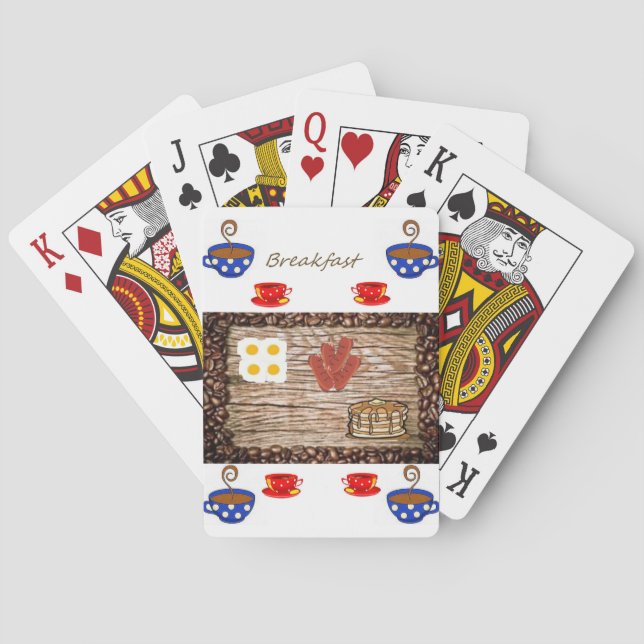 Jeu De Cartes Petit-déjeuner Playing Card Deck (dos)