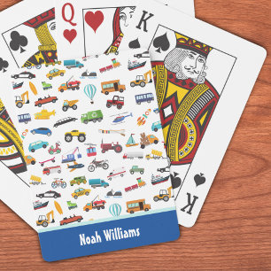 Jeu De Cartes Petit Garçon Things That Move Vehicle Cars Kid