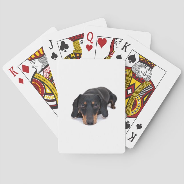Jeu De Cartes Petit teckel (dos)