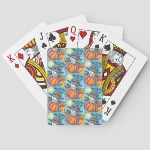 JEU DE CARTES PETITE CUISINE DE CHAT DE BAT, CUTE & COLORÉE HALL