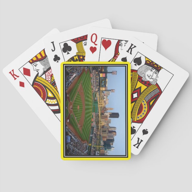 Jeu De Cartes Pgh Playing Cards - Photo PNC Park avec Skyline (dos)