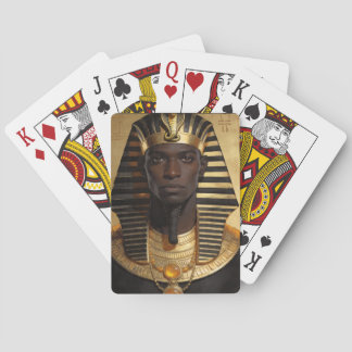 Jeu De Cartes Pharaoh Energy — Ancient African King Modern Art