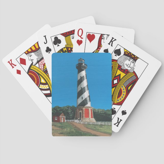 Jeu De Cartes Phare de Cape Hatteras Jouer aux cartes (dos)