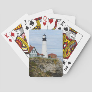 Jeu De Cartes Phare de Portland Headlight sur la côte rocheuse