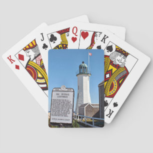 Jeu De Cartes Phare de Scituate, le Massachusetts