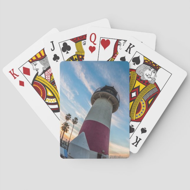 Jeu De Cartes Phare du port d'Oceanside (dos)