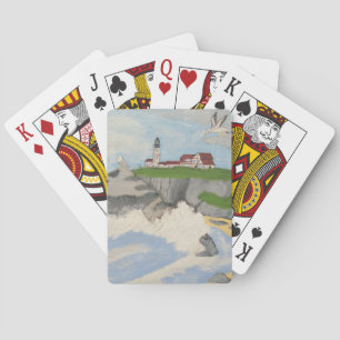 Jeu De Cartes Phare en bord de mer Playing Cards