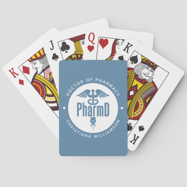 Jeu De Cartes PharmD Docteur en pharmacie Pharmacy Graduation Ph (dos)