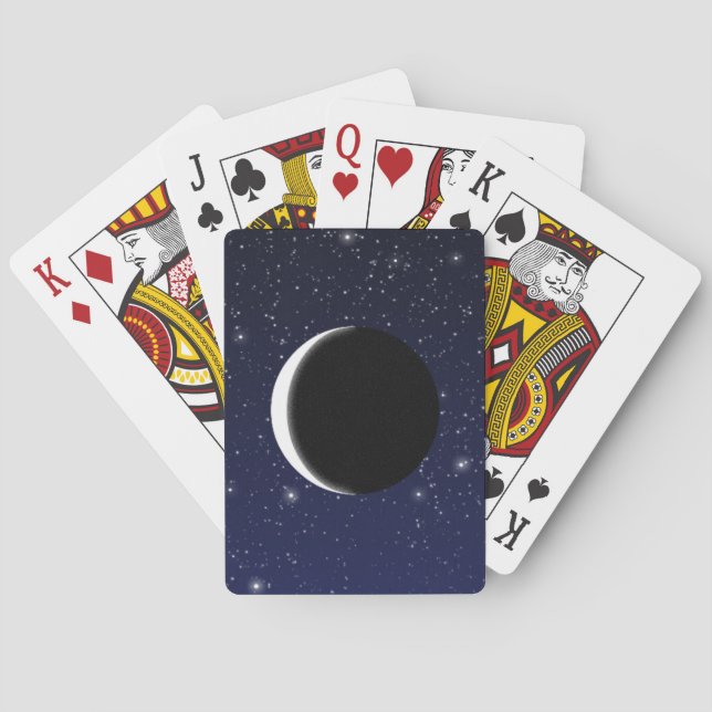 Jeu De Cartes Phases de la Lune (dos)