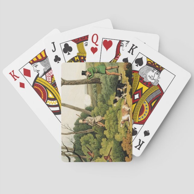Jeu De Cartes "Pheasant shooting", pub. par Thomas McLean, 1820  (dos)